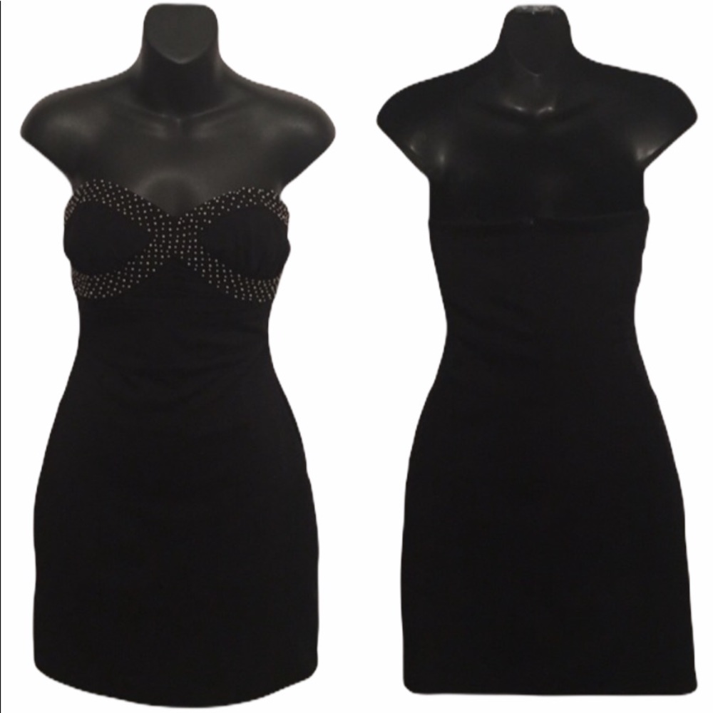 Strapless Studded Dress